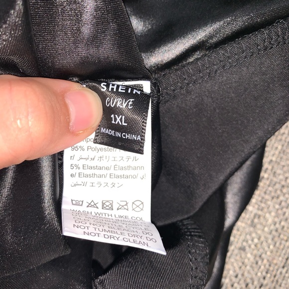 Shein Curve Faux Leather Leggings - Picture 5 of 5